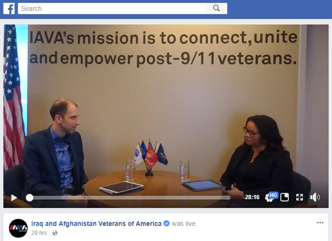 Photo of IAVA Facebook Event