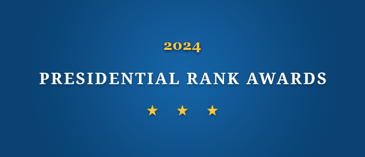 Presidential Rank Award banner. 