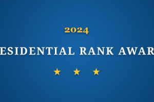 Presidential Rank Award banner. 