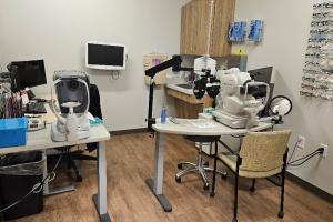 A technology-based Eye Care Services (TECS) room. 