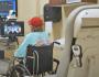 A veteran receiving telehealth cancer care. 